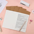 EOOUT 48 Pack A5 Lined Kraft Notebooks, 30 Sheets, 60 Pages, Travel Journals for School Office