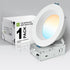 ASD 1 Pack Deep Regressed Baffle Trim Recessed Light, LED Wafer Lights
