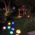 4 Solar Dog Animal Paw Print Lights, Garden Statue Lantern LED Path Light for Pathway Lawn Yard Outdoor Decorations