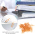 Paper Clips 180pcs, Orange 2.9x0.8cm, Cute Paper Clips Bookmarks for Office School Paper Files Organizing