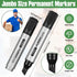Cholemy 40 Pcs Jumbo Permanent Markers, Bulk Large Chisel Tip Quick Drying Permanent Markers for Office Teacher Supplies