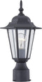 WISBEAM Outdoor Post Light, Pole Lantern, E26 Base 60W Max, Aluminum Housing