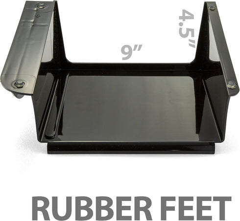 Officemate 26102 Recycled Telephone Stand, 12 1/4 x 10 1/2 x 5 1/4, Black