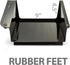 Officemate 26102 Recycled Telephone Stand, 12 1/4 x 10 1/2 x 5 1/4, Black