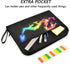 Fire Rainbow Dragon Expanding File Folder, 13 Pockets Accordion Organizer with Sticky Labels for A4 Documents
