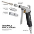 NEIKO 31121A High Flow Air Blow Gun, 3 Pc Pneumatic Air Nozzle, Dust Gun, Air Gun Compressor Accessories