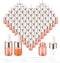 100Pcs 2ml Pink Sample Dropper Bottles Glass Mini Dropper Bottles with White