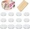 LAIFOOSHEN 12PCS Non-Slip Clear Self-Adhesive Tabs Feet for Cutting Board, 1.6IN &2.4IN Silicone