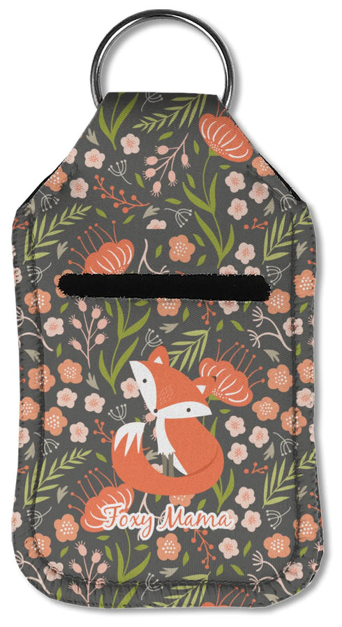 Customizable Foxy Mama Hand Sanitizer Keychain Holder