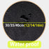 FANGMING 12" 14" 16" Pillow(E,30x30cm/12x12in 2pcs) PU Leather Round Chair Cushion Memory Foam Waterproof Stool