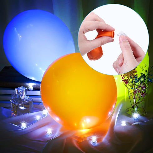 30pcs LIHAO LED Balloon Lights Mini Round LED Ball Lights for Paper Lantern Christmas Halloween Birthday Wedding