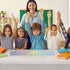 Dry Erase Number Line Board for Students 12 x 5 Inch with 2 Markers - Double Sided Math Manipulatives 0 to 100