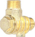 Air Compressor Check Valve, 3 Way Zinc Alloy, G1/2 G3/4 M10 Male Thread Non-Return Tool
