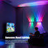 YEYIZU RGB Wall Light Multi-Colour Ambient Lighting,controllable via APP Modern Ambient Lighting,with Scene and Music