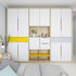 uxcell 10pcs Matte White Edge Finger Pulls for Cabinets, 160mm/6.3in Hole Center, Hidden Cabinet Handle