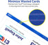 Avery Printable Tent Cards with Sure Feed Technology, 2-1/2" x 8-1/2", Matte White, 100 Blank Place Cards