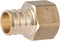 SharkBite Brass Plumbing Fitting, 3/4 x 1/2 Inch FNPT Crimp Connector for PEX Pipe, PE-RT, UC092LFA
