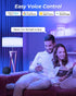 E12 Bulb Lighting(2 Pack) Matter Candelabra Smart - No Dedicated App Needed, Compatible with Apple Home, Alexa