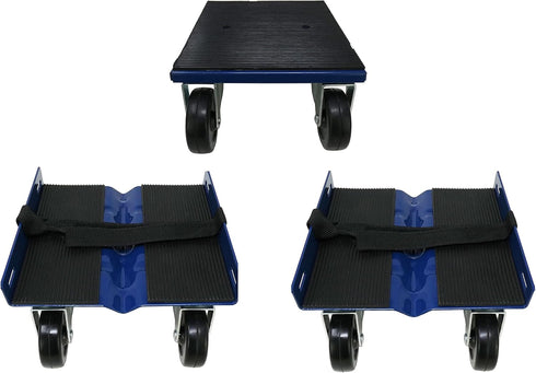 Shepherd Hardware 9298 Snowmobile Dolly Set, 1000-lb Load Capacity, Blue