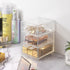 Small Desk Organizer with Drawer, Desktop Organization for Office Supplies and Jewelry Storage