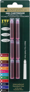 Monteverde International Size Cartridge, Pink - 6 per Pack, Fits Fountain Pens (G302PK)