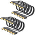 3 FT HDMI Cable 10-Pack Black, 4K HDMI Cord 3FT High Speed