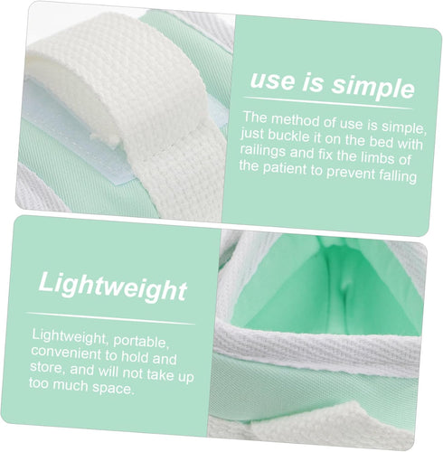 Ipetboom 2Pcs Elastic Strap Patient Wrist Protector for Hospital Use Breathable and Medical for Injury Care Comfortable