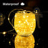 ALENEY 33 100 8 Solar String Lights Outdoor, Feet LEDs Modes Solar Fairy Lights for Outside, Waterproof Outdoor Light