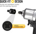 BOEN Impact Socket Adapter, 3/4"F to 1/2"M, Cr-Mo Steel Socket Adapter Set for Impact Driver Conversions
