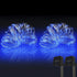 Solar String Lights 2PACK, 33ft 100 LED Blue Copper Wire Fairy Lights, Waterproof for Indoor/Outdoor Use