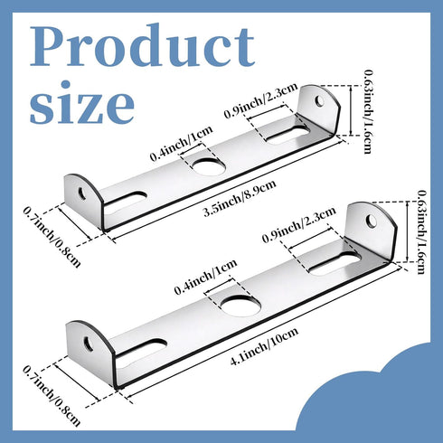 Trinkrittey 4 Packs 4.1 inch Light Fixture Mounting Bracket for Ceiling Pendant Universal Light Fixture Mounting