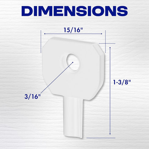 Knupp Co. ES4, ES6, ES8 Universal Dispenser Key for Purell & GOJO Replacement Key for Hand Sanitizer and Soap