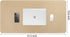 HofferRuffer Desk Pad, Waterproof Faux Leather Mat for Keyboard and Mouse, Dual Side Use for Office and Home (Gold)