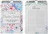 Perpetual Floral Wall Calendar for Birthdays and Anniversaries, 12 Months, Journal for Important Days, 6 x 9 inches