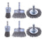 Rocaris 6 Pack Carbon Steel Wire Wheel and Pen Brush Set with