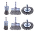 Rocaris 6 Pack Carbon Steel Wire Wheel and Pen Brush Set with