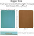 MelVan PU Leather Mouse Pad with Stitched Edge, Waterproof Gaming Mouse Pad Mat for Computers, Laptop, Office & Home,