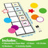 HugHush Set,Kindergarten Elkonin Box Floor Mat Activity Learning Activities,Phonemic Awareness & Phonics Games,Science