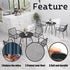 bociloy 16Pcs 7/16 Inch 11mm 12mm) Round Chair Leg Caps, Flexible Rubber Tips Cover Furniture Foot Protectors Floor