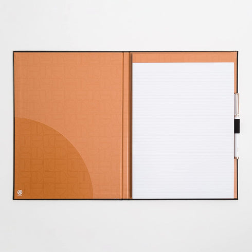 U Brands Padfolio, Black Linen