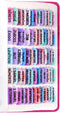 Spanish Bible Tabs for Women - Laminated Purple Catholic Spanish Bible Indexing Tabs, Large Print, 90 Tabs Total
