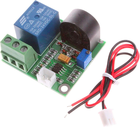 NOYITO 0-5A 12V, AC Current Detection Sensor Module Switch Output (DC Green)