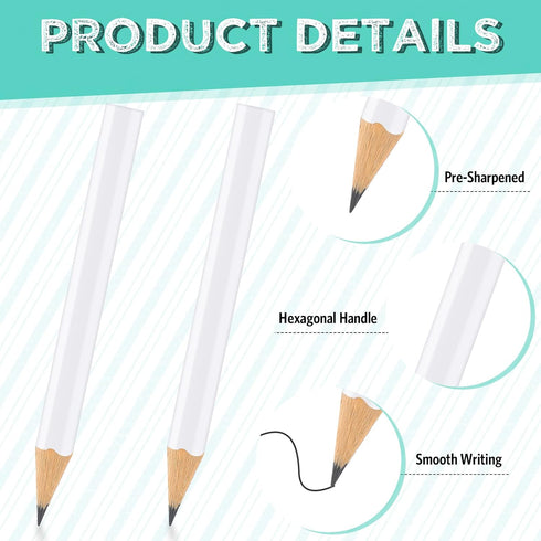 Crtiin 1152 Pcs Golf Pencils, Pre-Sharpened Half Pencils for Bridal Shower and Classroom Supplies, 4 Inch