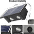 KLCZONE Decorations(1 Pack) Solar Wall Lights Outdoor Waterproof Up and Down, Fence Lights Solar Powered, Outdoor Solar
