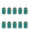 PATIKIL 450V 22uF Electrolytic Capacitors, 10Pcs High Frequency Aluminum Capacitors for TV, LCD Monitor, Green