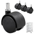 Fevbcnrj 4 PCS Replacement Casters Wheels Compatible with Sterilite 3 Drawer Cart, M8