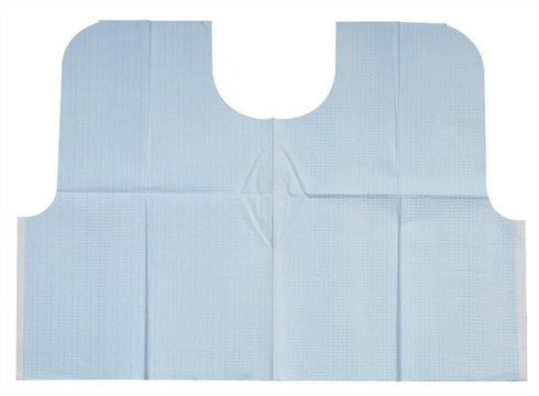 Tidi Products, LLC Tidi Products LLC 917493 Prophy Bib X-Large 29"x42" Blue 50/Cs
