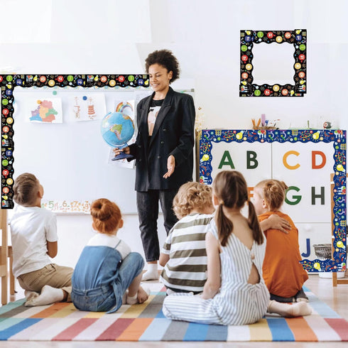 Fankya 68 Bulb Ft Science Bulletin Board Borders Stem Science Classroom Decorations Light Border Trims for Chemistry