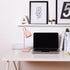 LD1079-BPK 16" Simple Designs Sleek Essentials Metal Looped Desk Task Lamp with Adjustable Shade, for Office, Desk