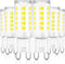 winshine G9 LED Bulb T4 Chandelier Light Bulbs 5000K Daylight, 4W (40W